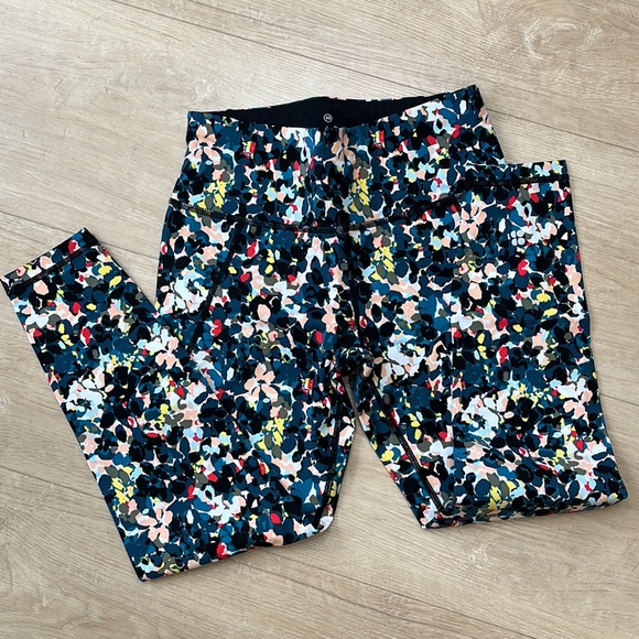 SWEATY BETTY Power 7/8 Workout Leggings, Pink Floral Collage Print SIZE XS. 0589 - Picture 7 of 11